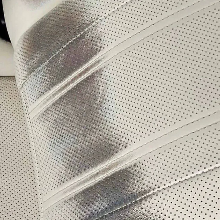 Stains in perforated seats
